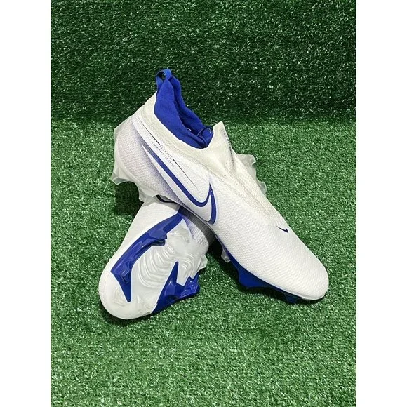 Nike Vapor Edge 360 Elite Football Cleats White Blue CV6282-107 Men’s Size 13.5 - Picture 6 of 9